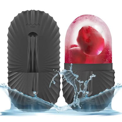 3In1 Stainless Steel Ice Face Roller & Gua Sha Facial Skincare Tool Kit Face Lifting Facial Treatment Reduce Acne Skin Care Tool
